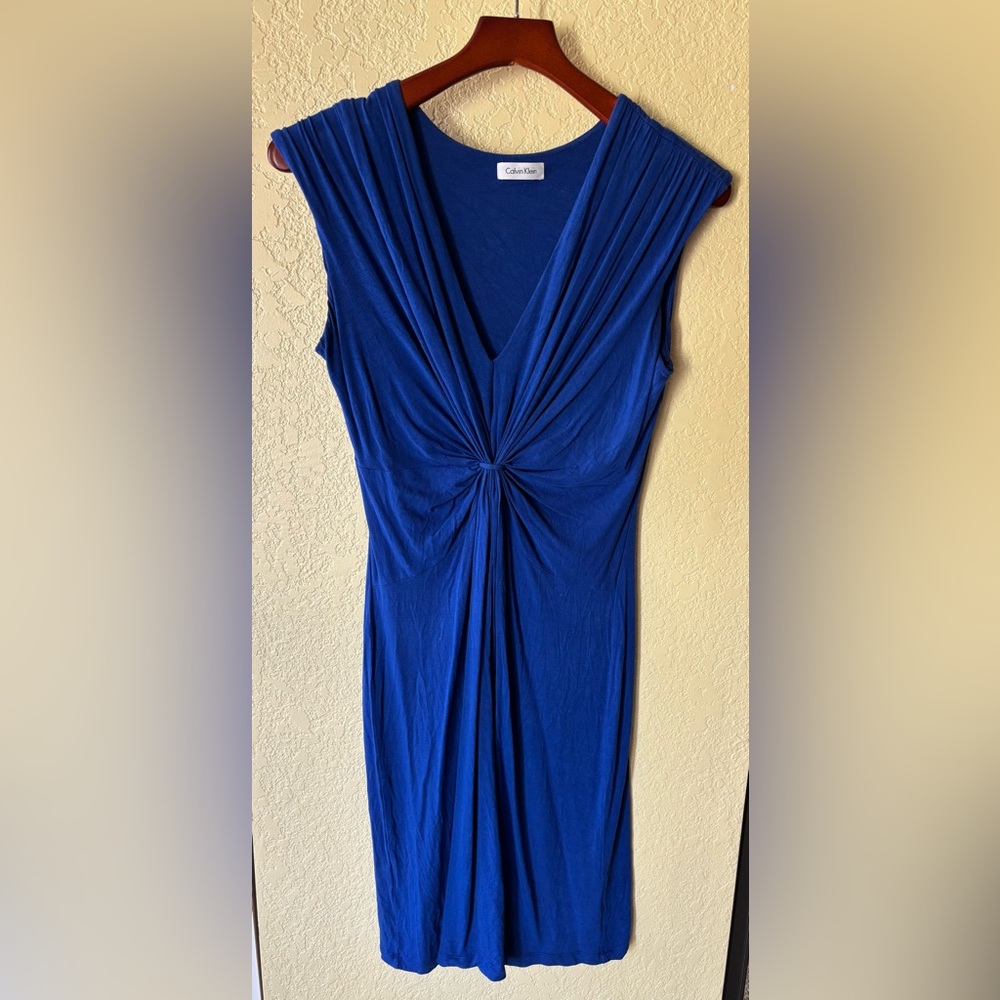 Calvin Klein Royal Blue Midi Dress